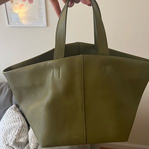 Mansur Gavriel Tulipano Tote, Green